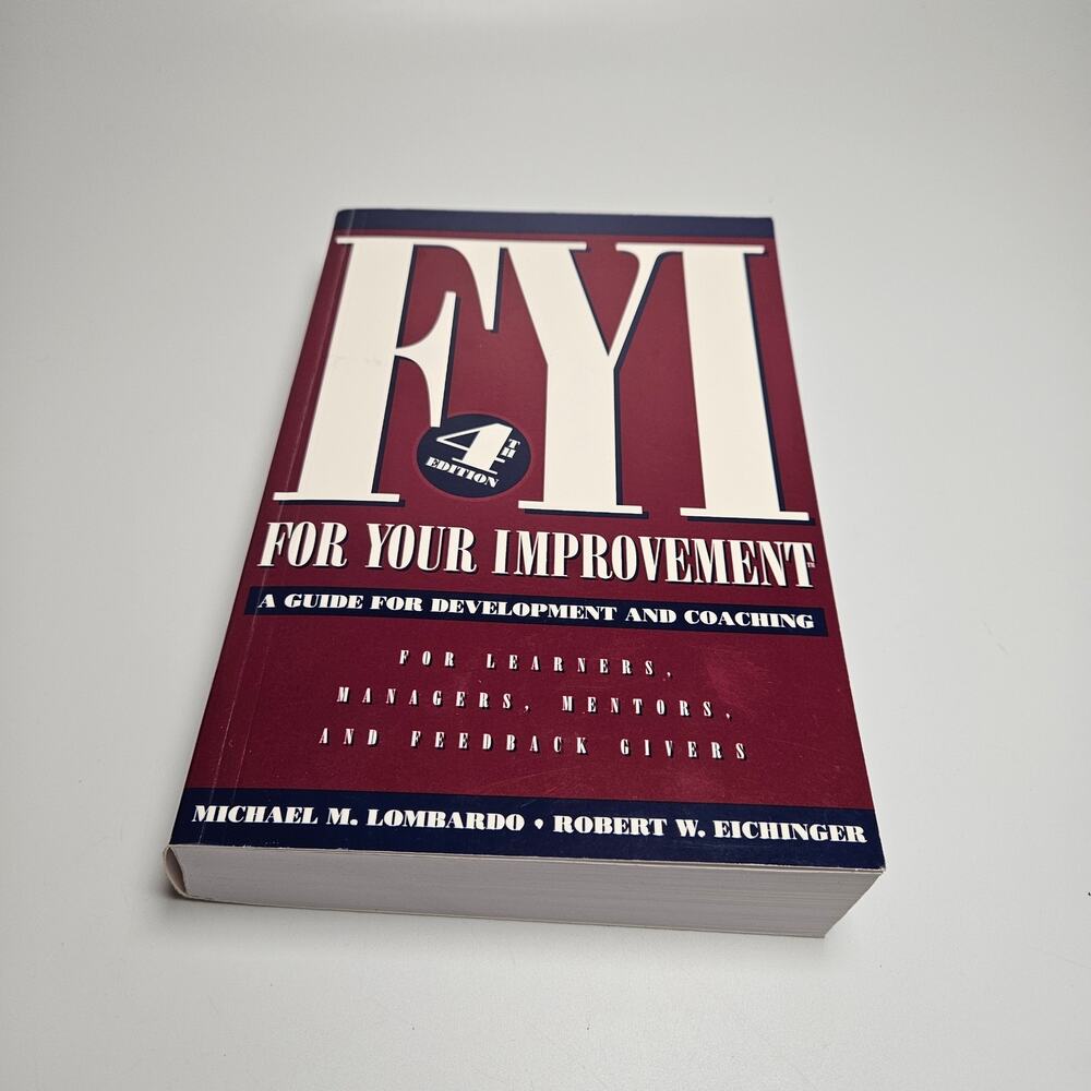 FYI - For Your Improvement 4th Edition